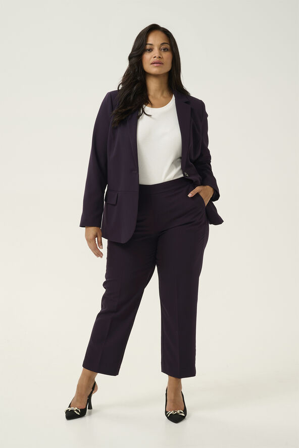 Kaffe Curve KCsakira Cropped Pants Dawn purple