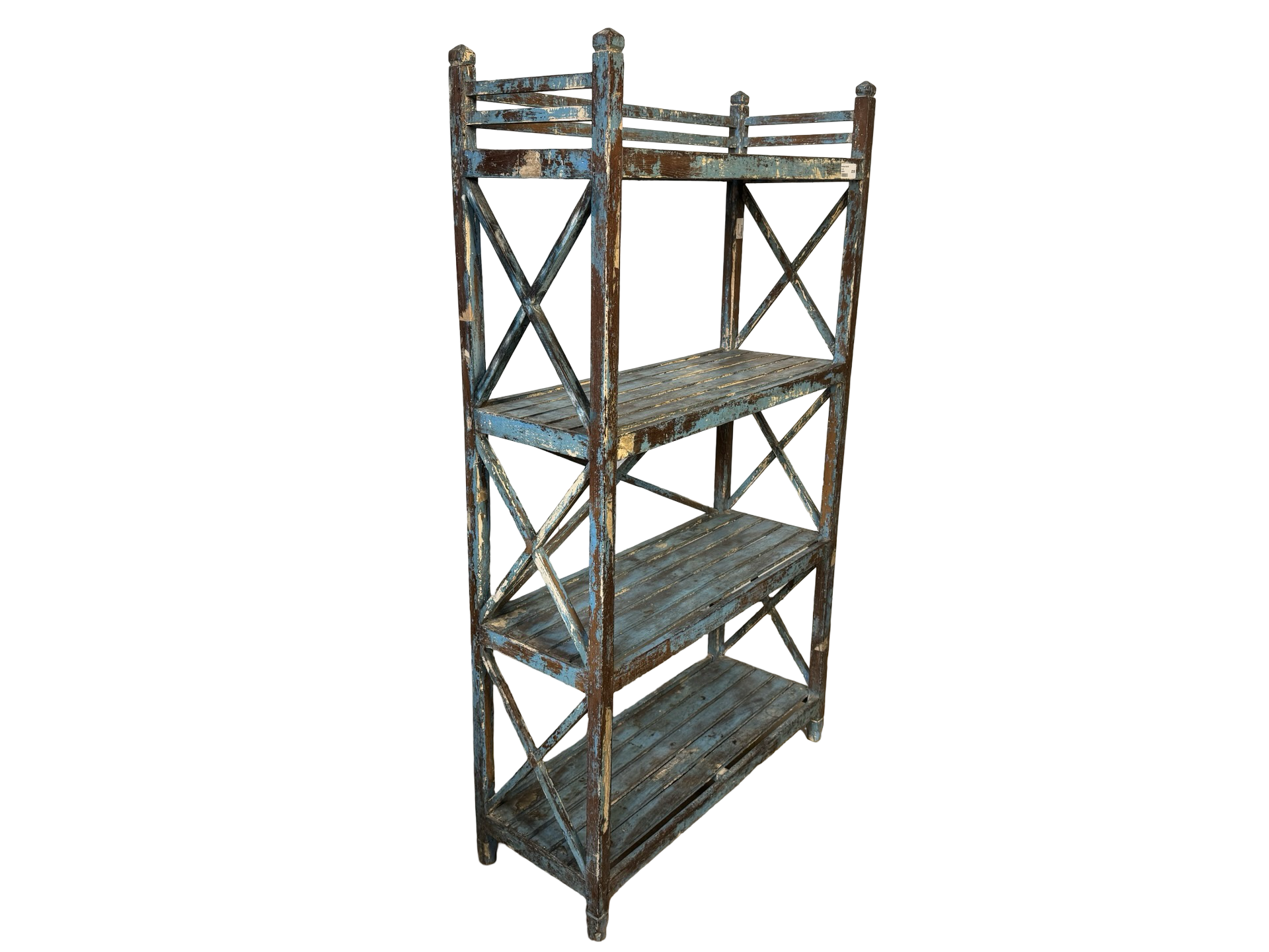 Wandkast groot uniek blauw