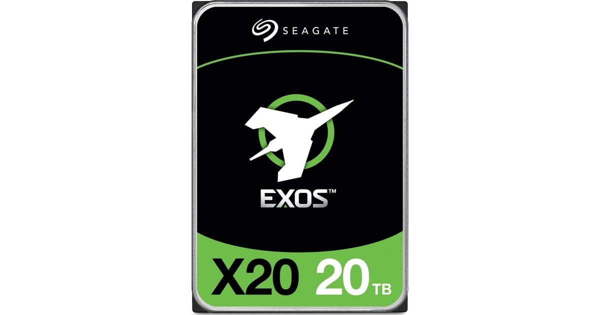 SeagateExos X20 20 TB harde schijf  (ST20000NM007D, SATA/600, 24/7)