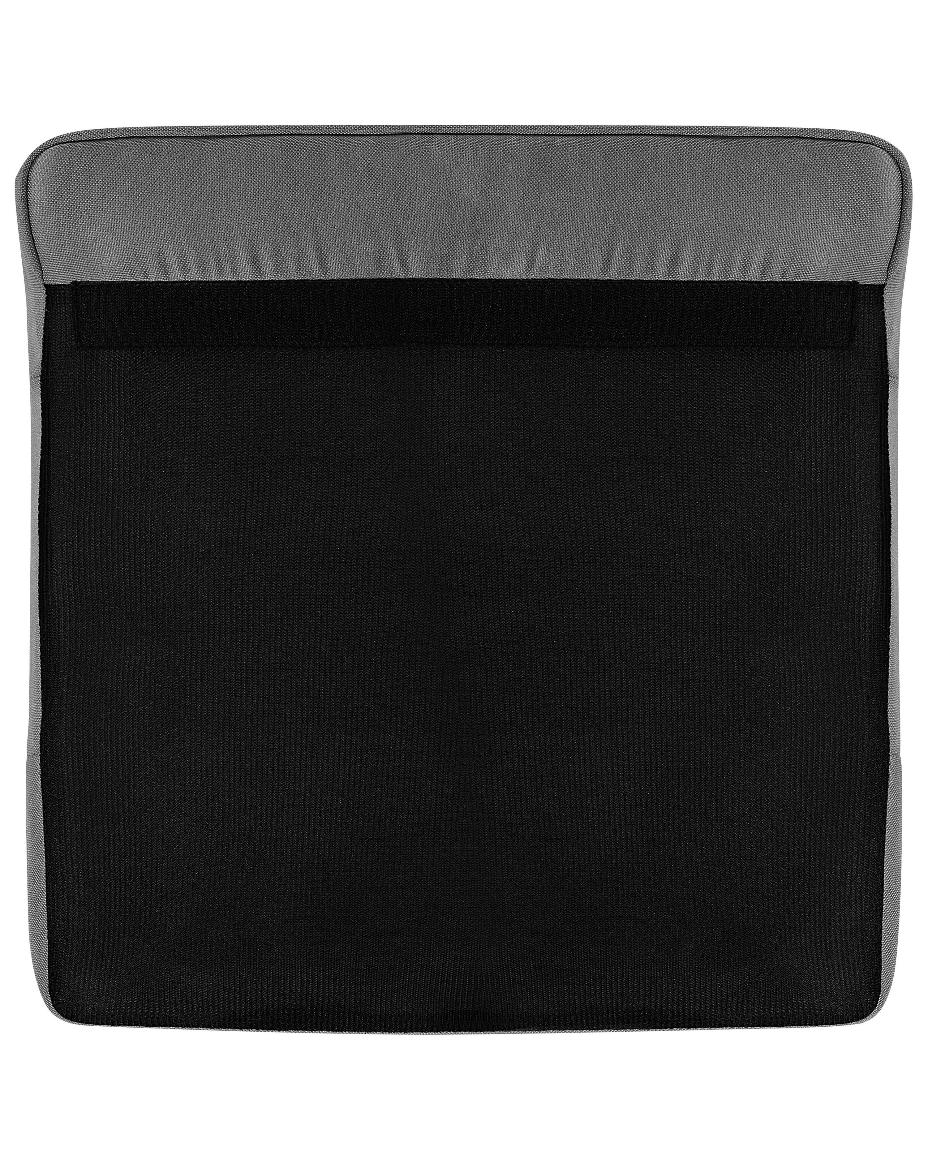 Fauteuil CHESTERFIELD Stof Lichtgrijs