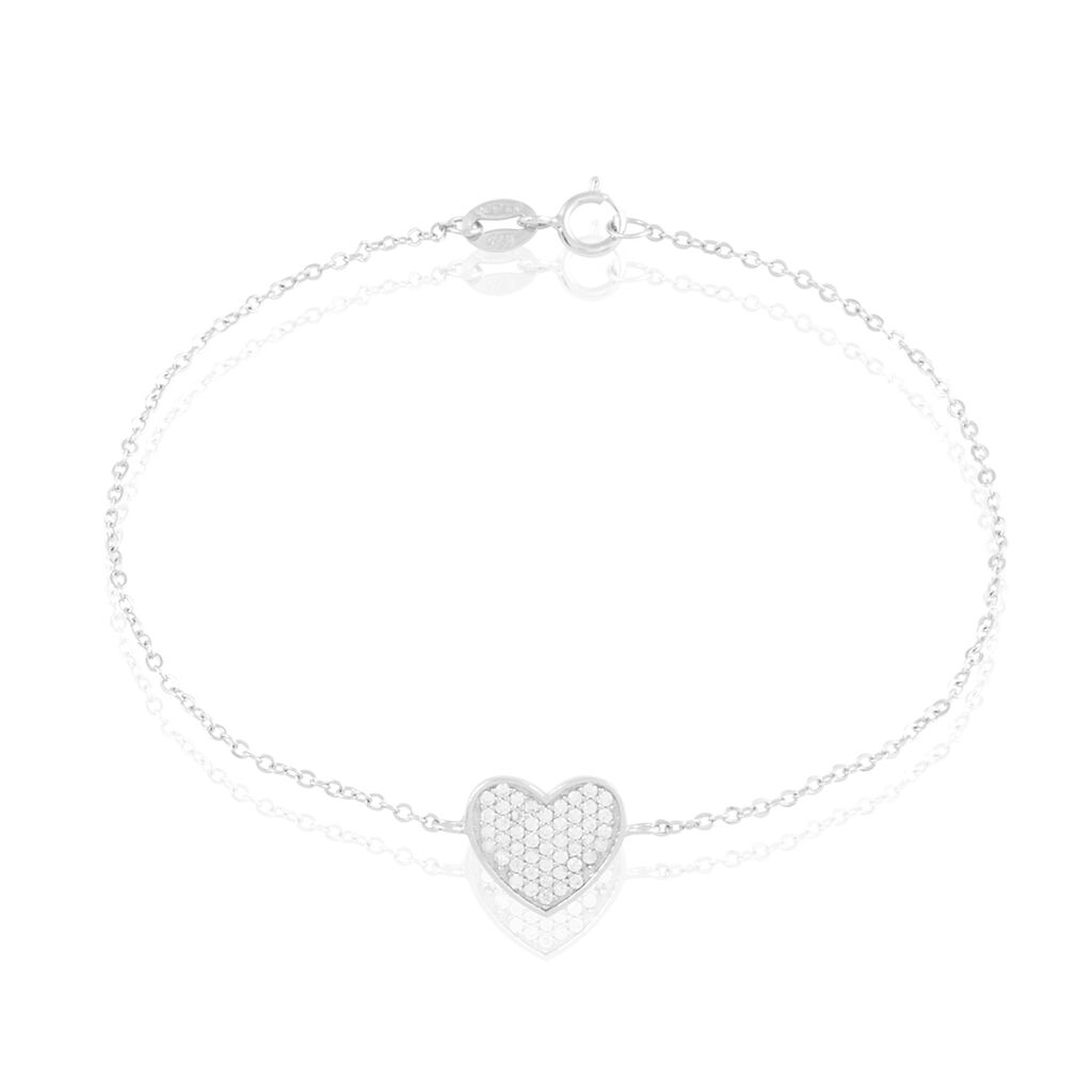 Bracelet Mea Argent Blanc Oxyde De Zirconium