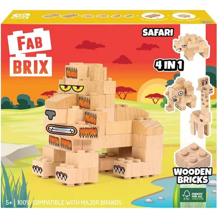 FabBrix Holzbausteine Safari