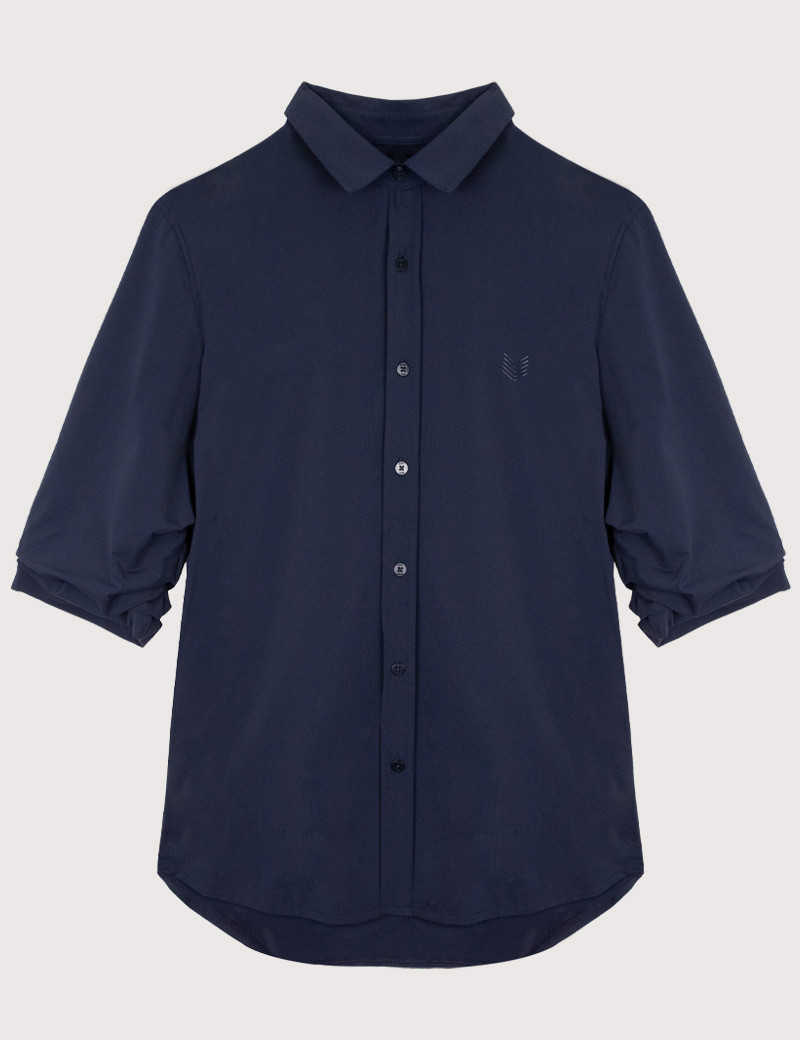 HBT 2ND SKIN | CHARLIE CHEMISE MC 3/4 MARINE