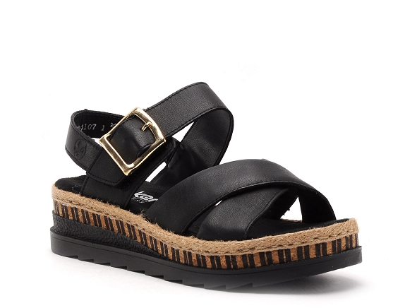 Rieker nu pieds talons femme v7951 noir