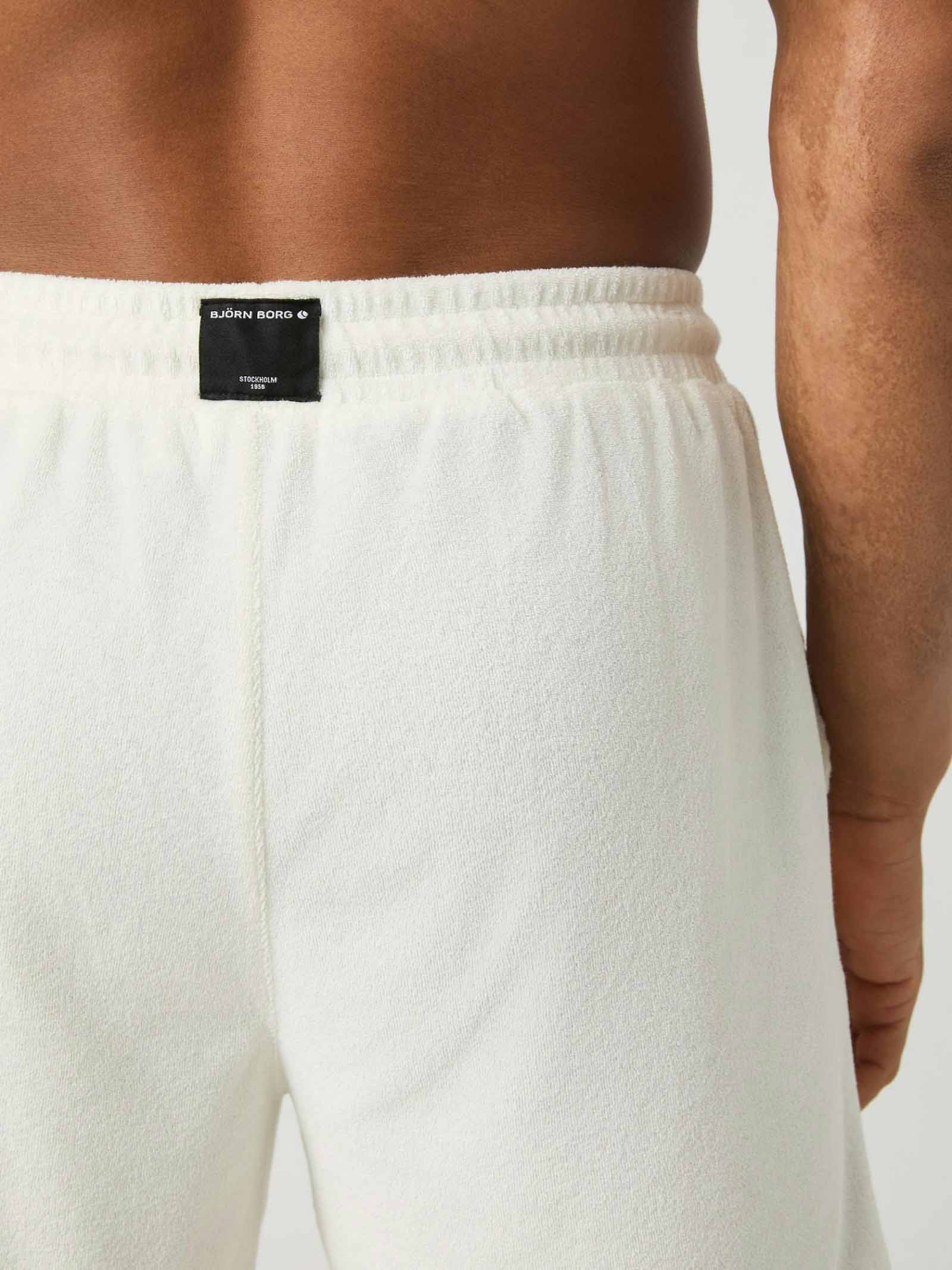 Borg Toweling Pool Shorts Herre WE003/Egret