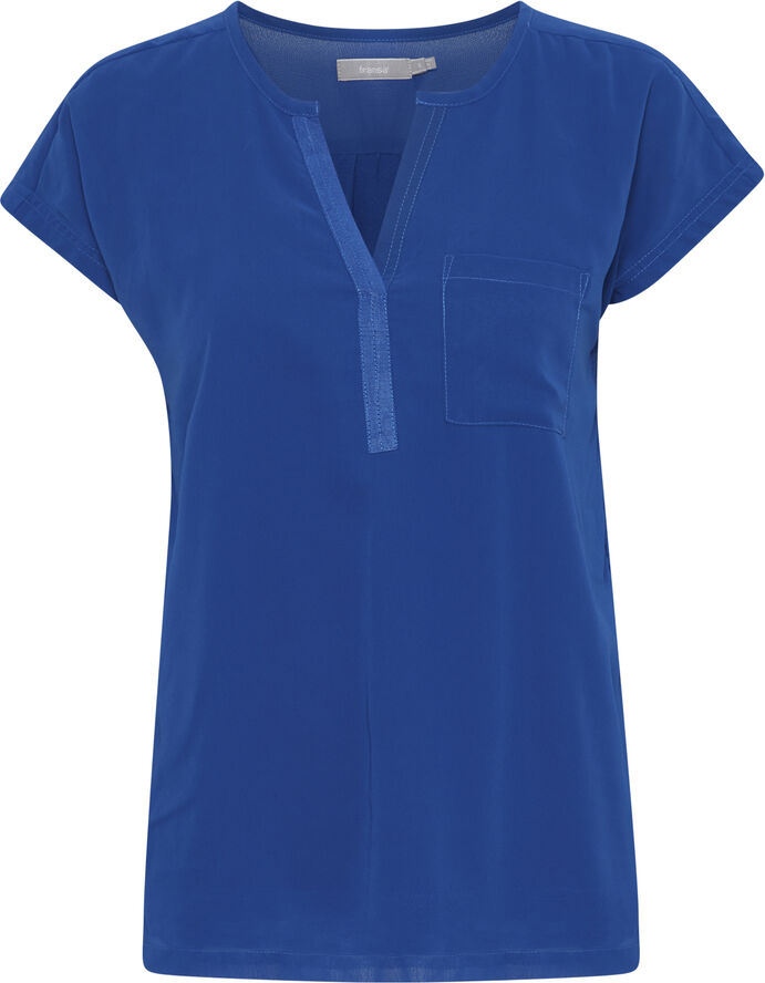 Fransa Zawov 2 Blouse Beaucoup blue