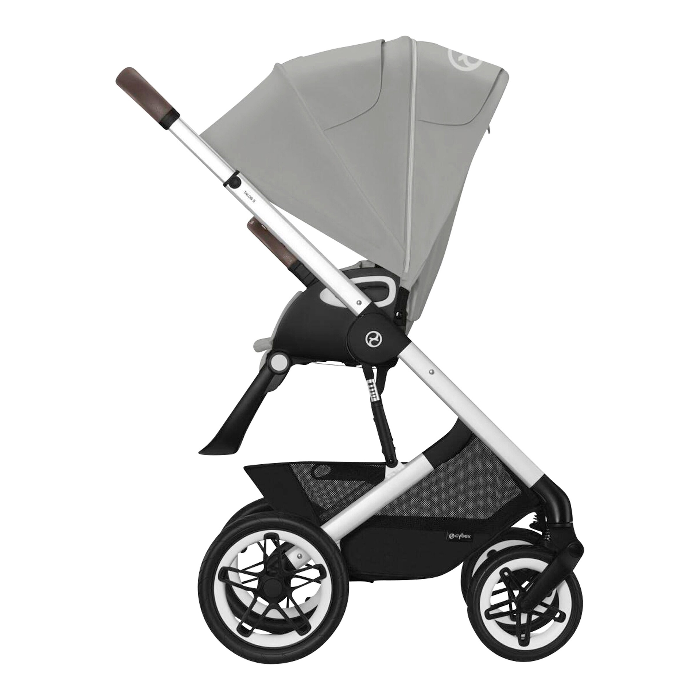 Cybex - GOLD Kinderwagen Talos S Lux silver / stone grey