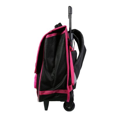 Cartable à roulettes Barbie 38 cm - 2 compartiments - multicolore - Bagtrotter