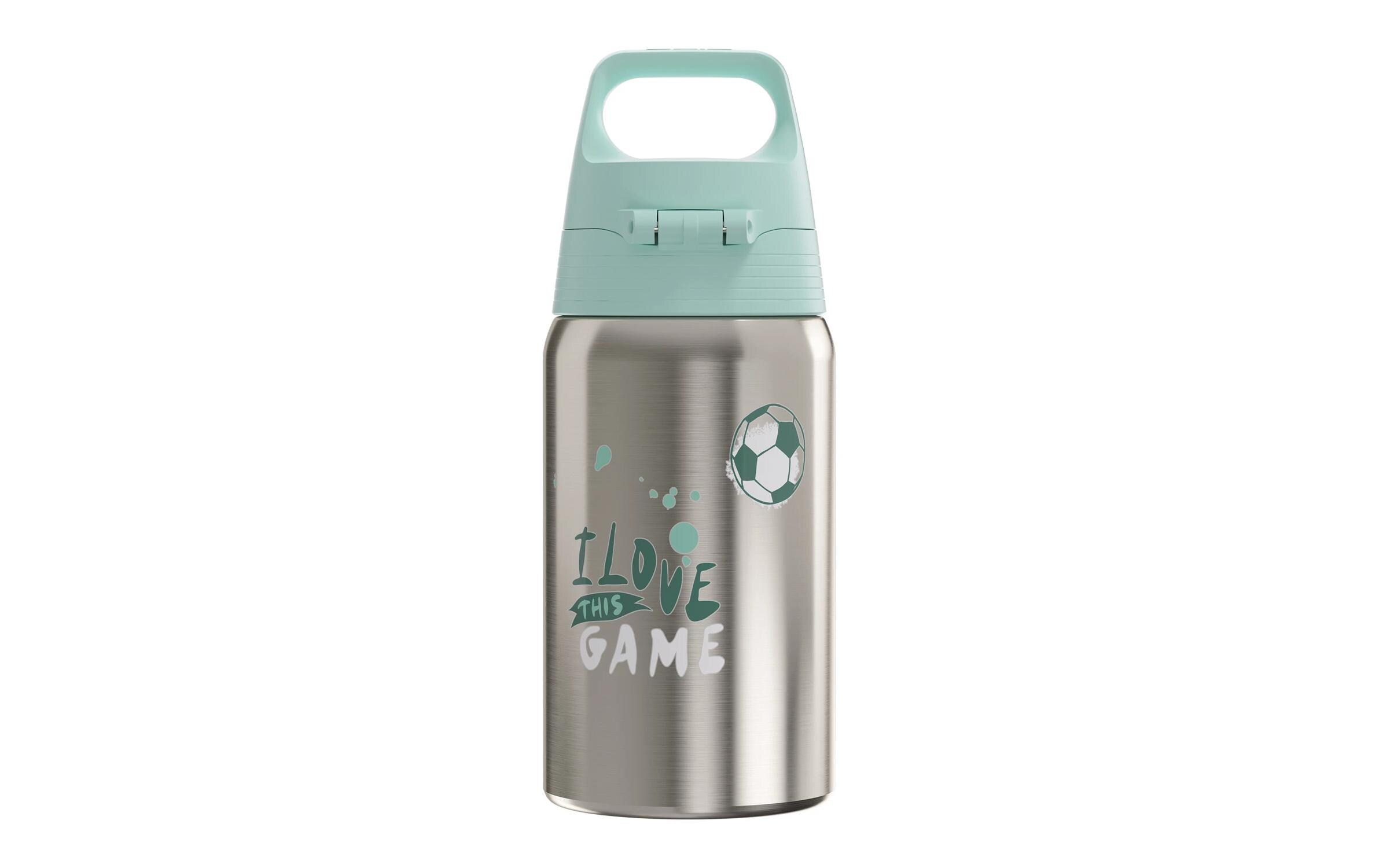 Trinkflasche Shield One Love Football 500 mlEinwandige Kinder-Trinkflasche aus Edelstahl