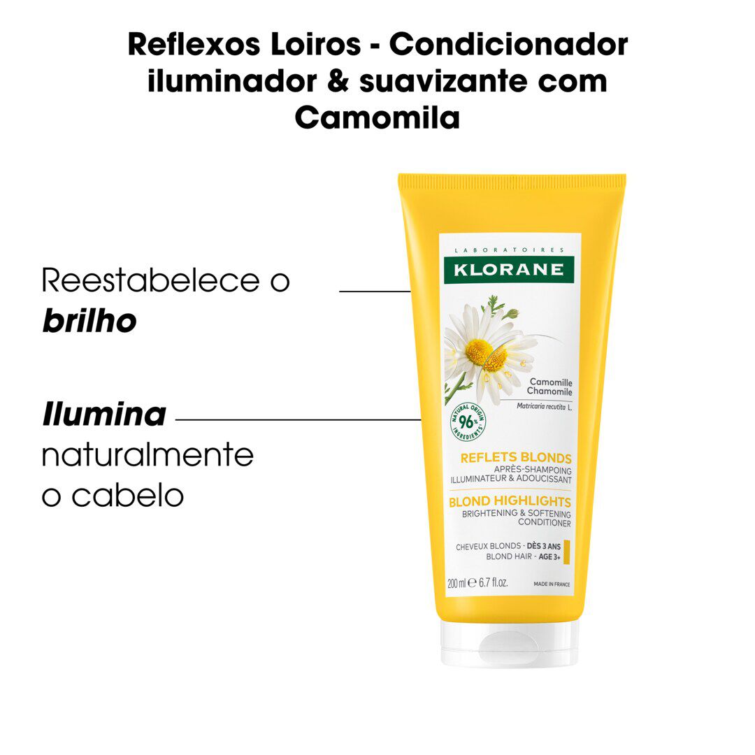 KLORANE  Condicionador Camomila - 200ml