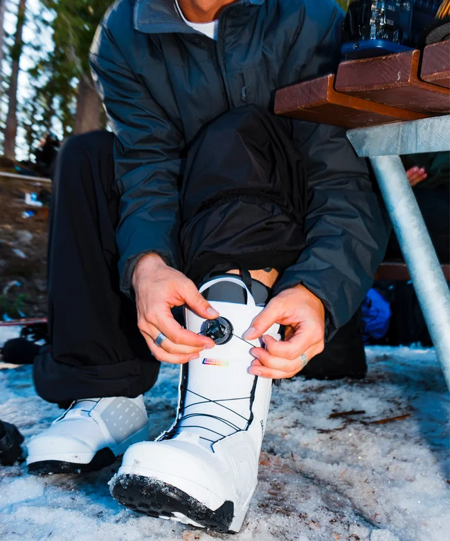 DIALOGUE DUAL BOA®  Snowboard-Schuhe Herren White/GreyPinstripe/Black