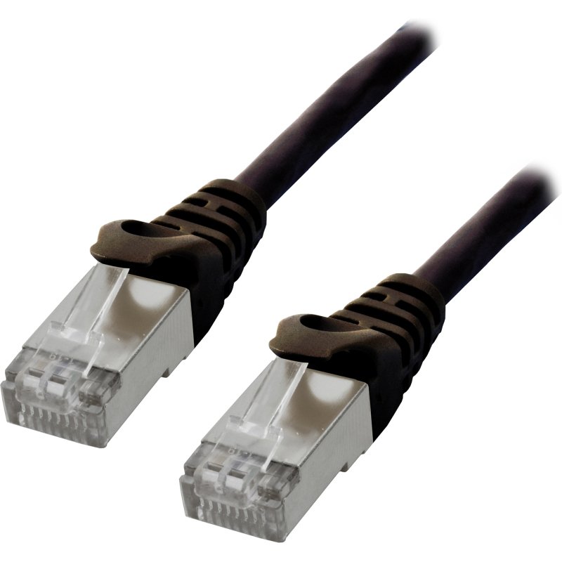 MCL FTP6-5M/N câble de réseau Noir Cat6 F/UTP (FTP)