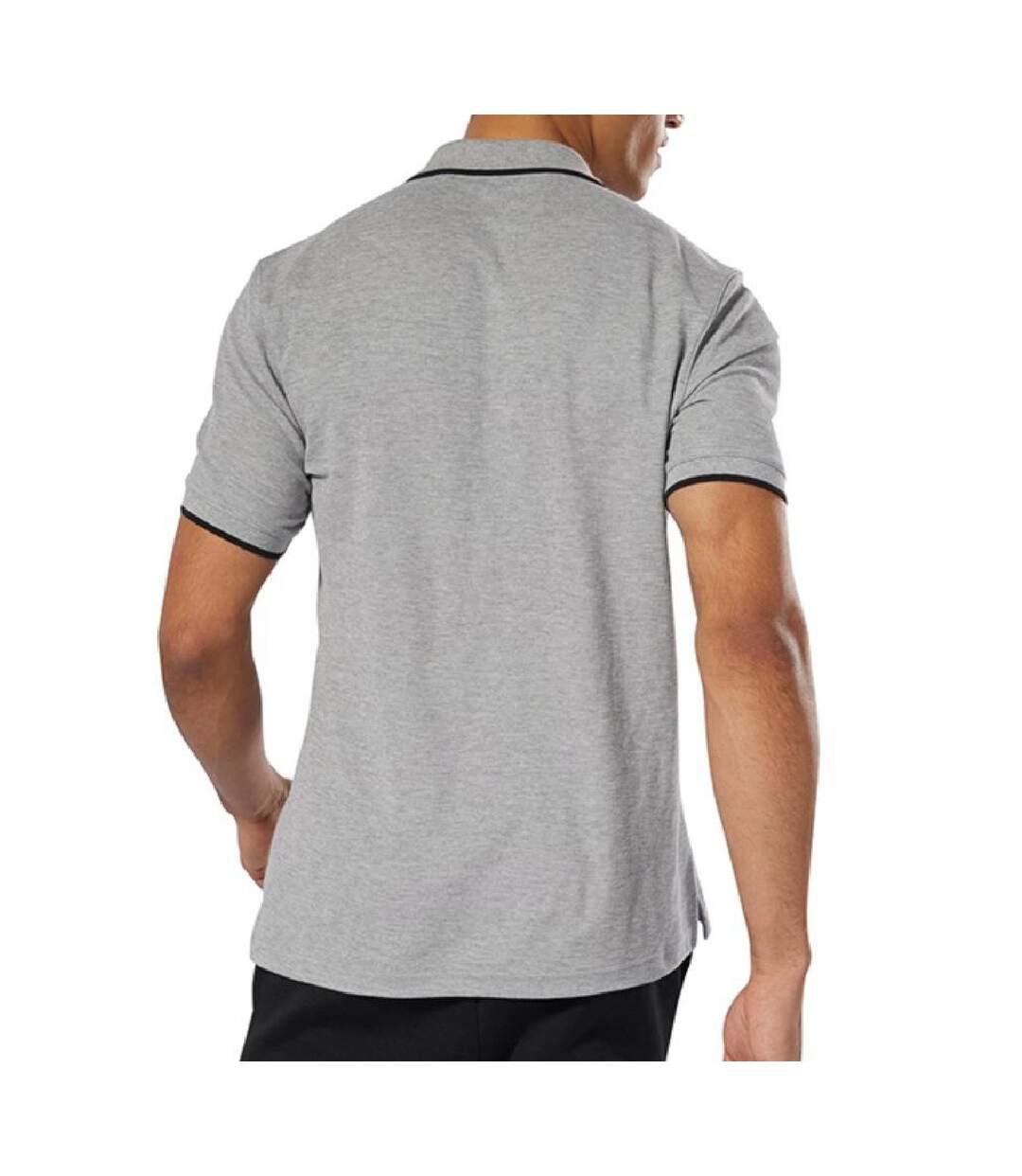 Polo Gris Homme Reebok Training Essentials
