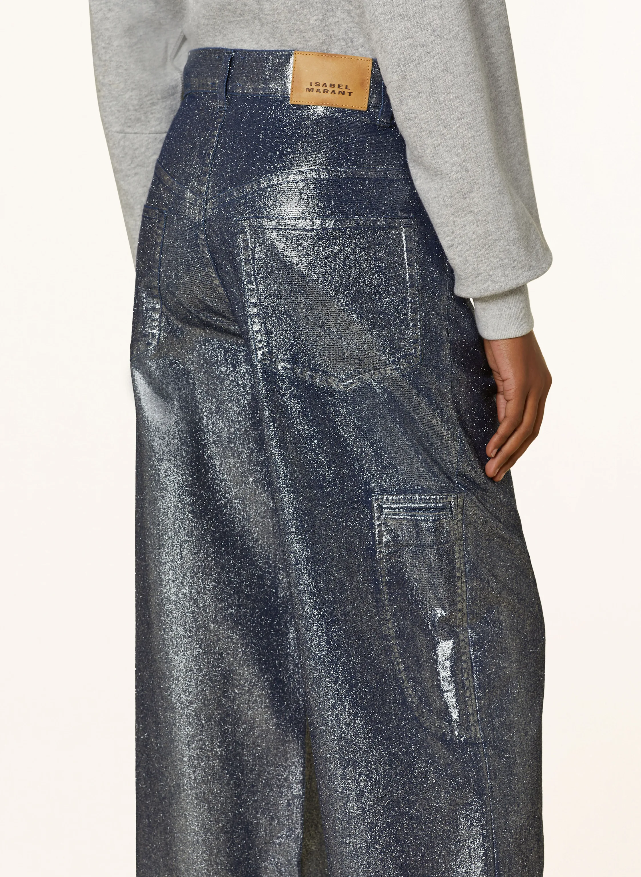 MARANT ÉTOILE Coated-Jeans