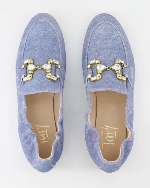 Terry Arona Slipper in Blau