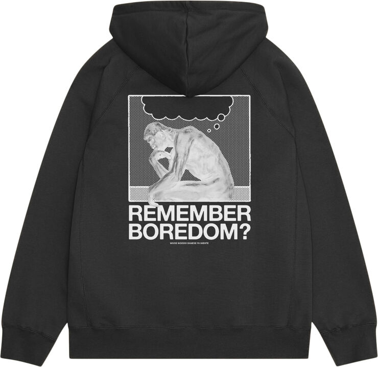 Wood Wood WWFred Penseur Hoodie Dark gray