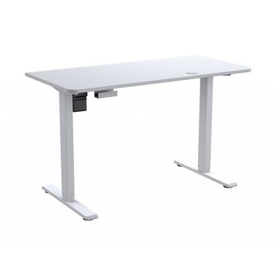 Cougar ROYAL MOSSA - Bureau gaming assis/debout - réglage électrique - L120 cm - blanc