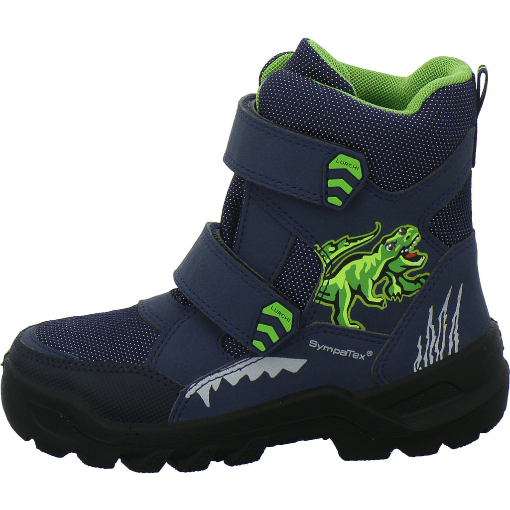Lurchi Winterschuhe Jungen Koray Blinker Blau-kombi