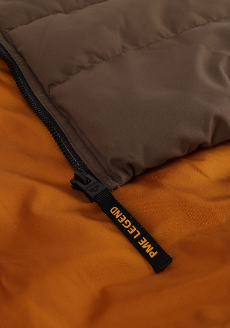 PME LEGEND bruine pme legend gewatteerde jas short jacket airgeneer perfor stretch