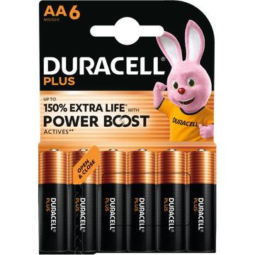 Duracell Plus AA 6 Stuks