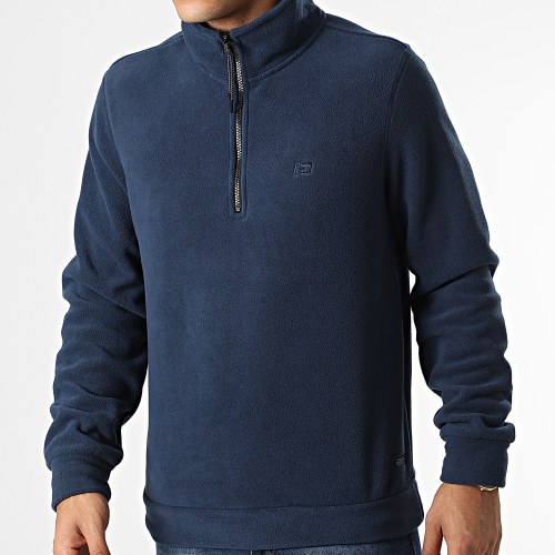 Sweat Polaire Col Zippé 20714314 Bleu Marine