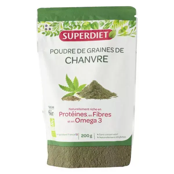 Superdiet Pó de Semente de Cânhamo 200g
