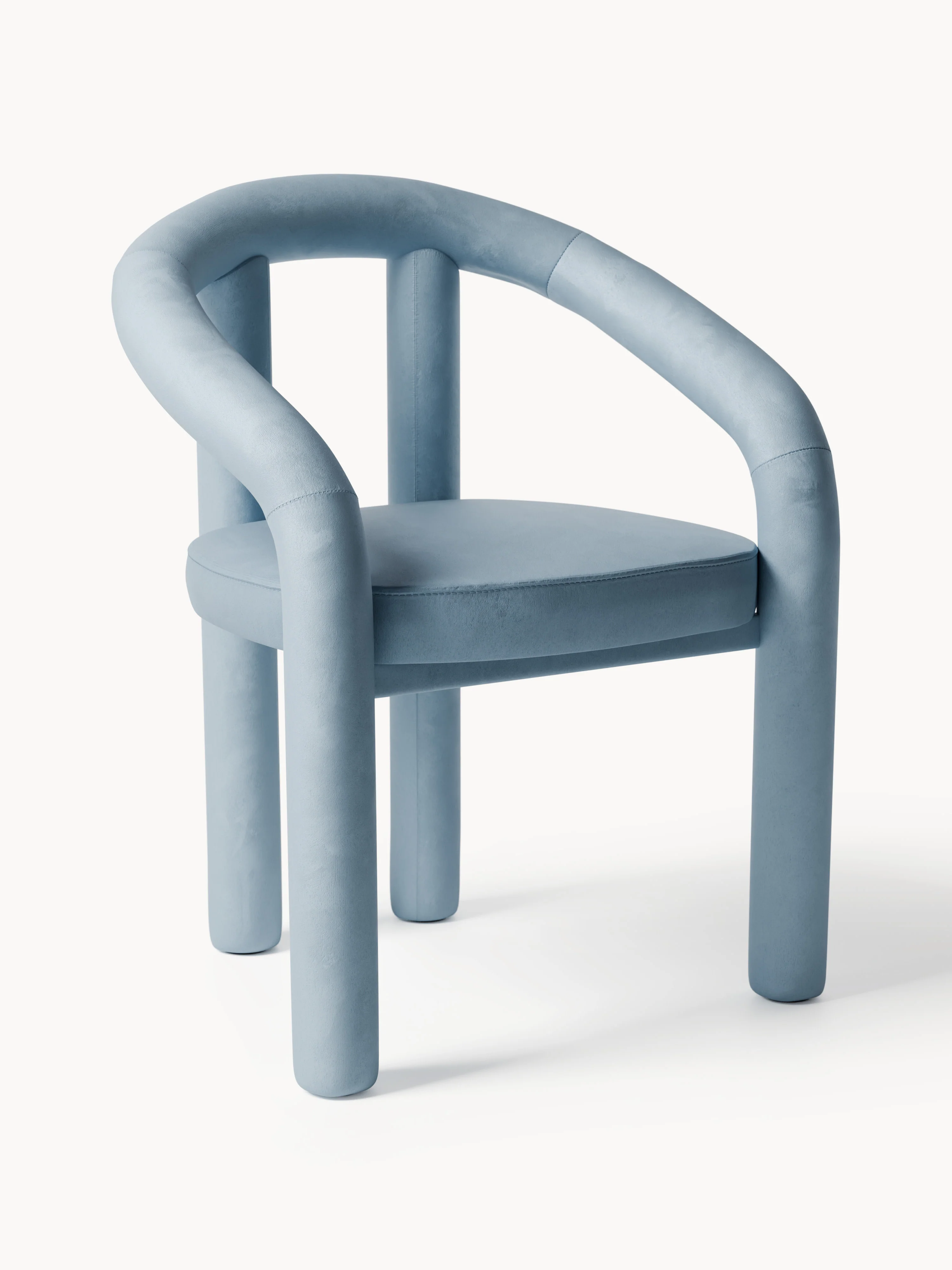 Fluwelen armstoel Calan 3