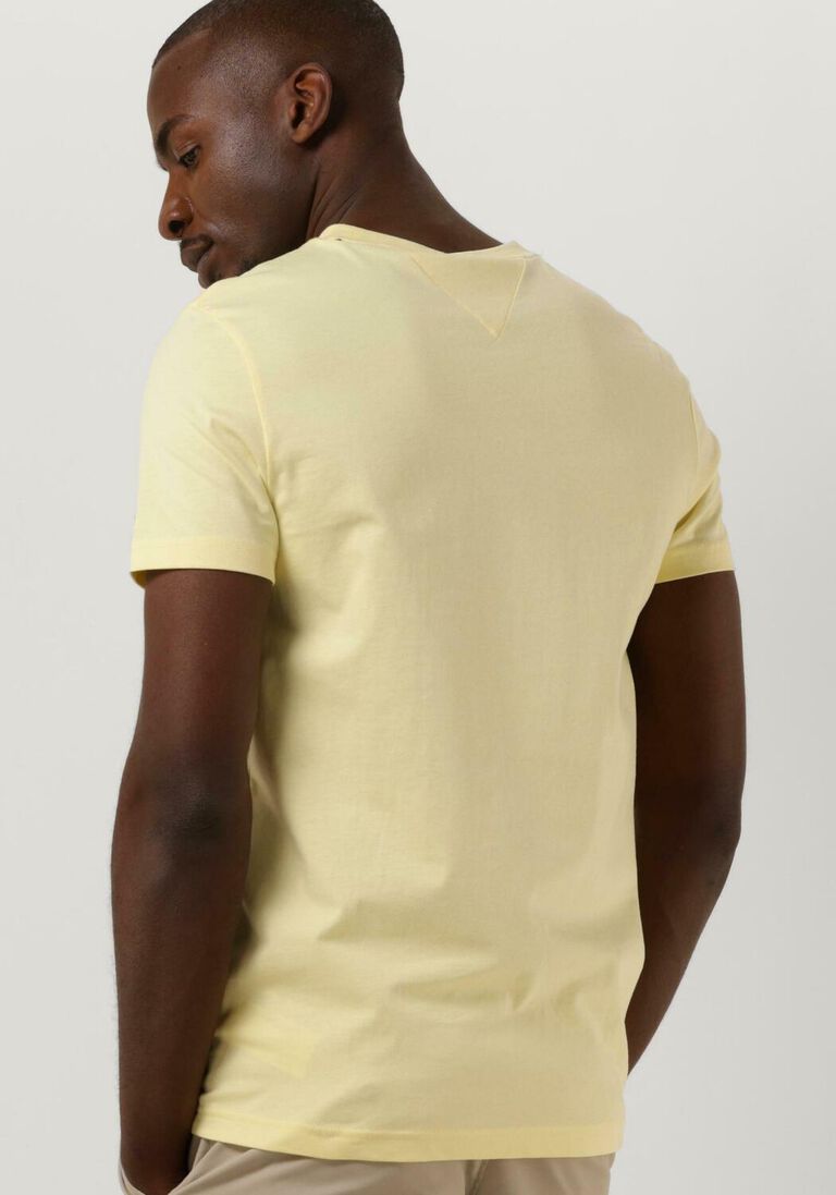 TOMMY HILFIGER gele tommy hilfiger t-shirt tommy logo tee