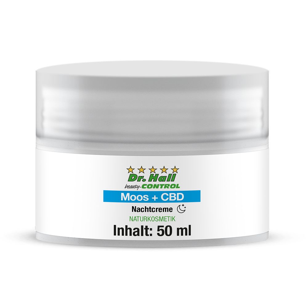 Dr. Hall Moos + CBD Nachtcreme