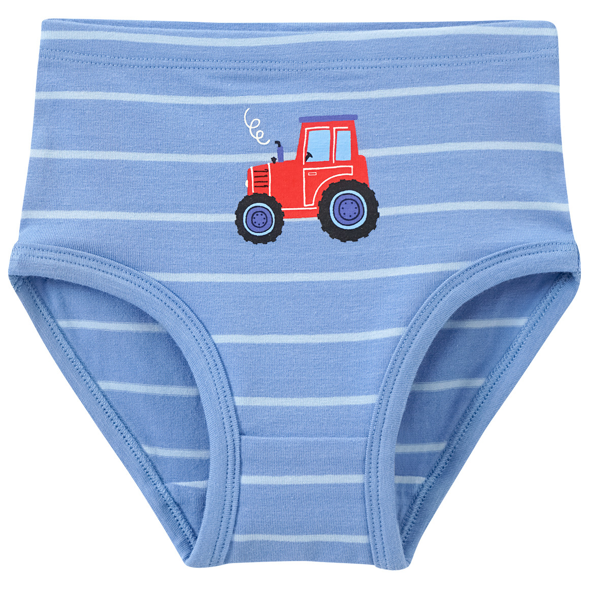 Topomini 3 Baby Slips mit Bauernhof-Motiven dunkelblau / hellblau
