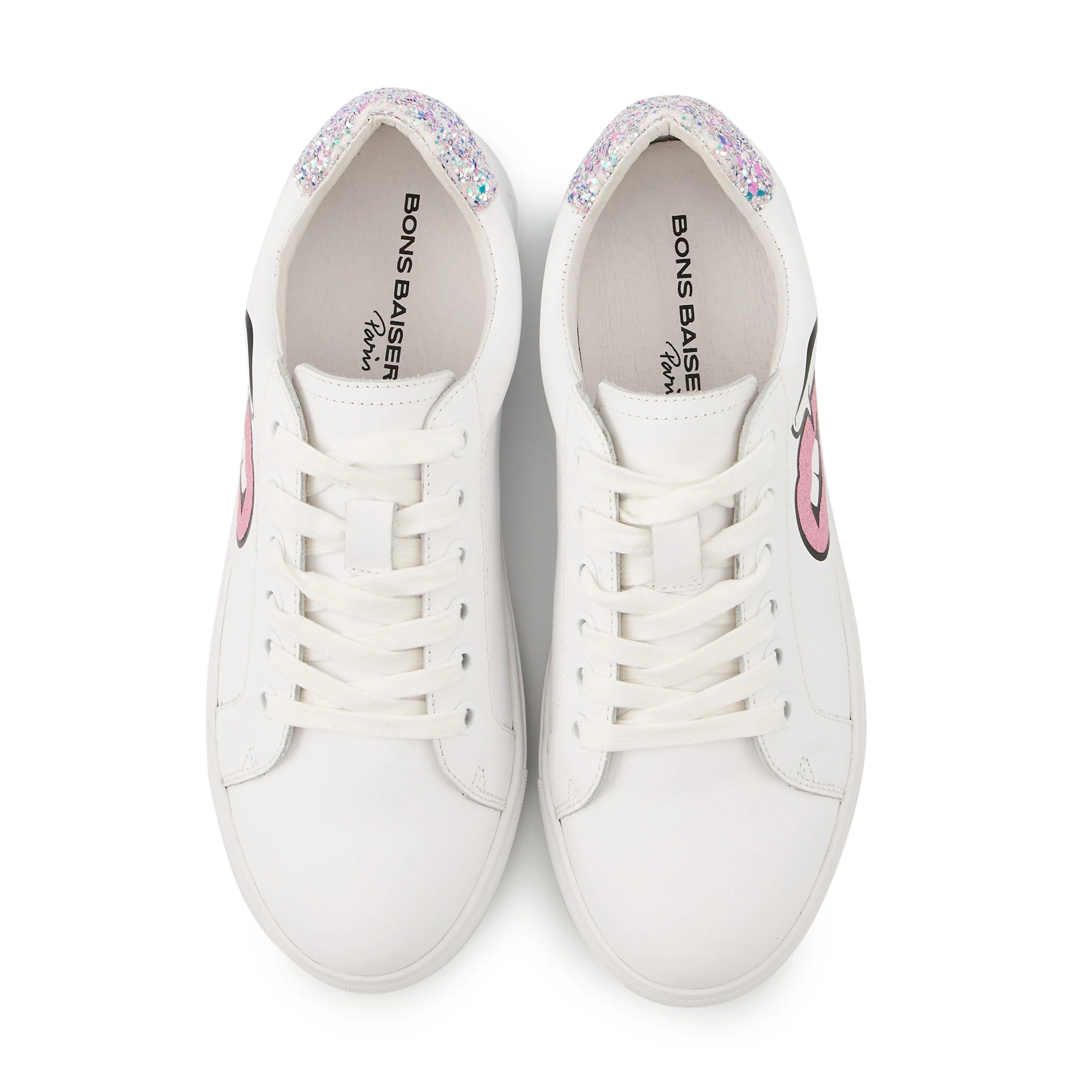 SIMONE ENJOY YOURSELF - Sneakers en cuir | Blanc