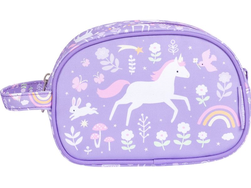 A Little Lovely Company Necessaire Einhorn Lila Kulturbeutel im herzigen Design