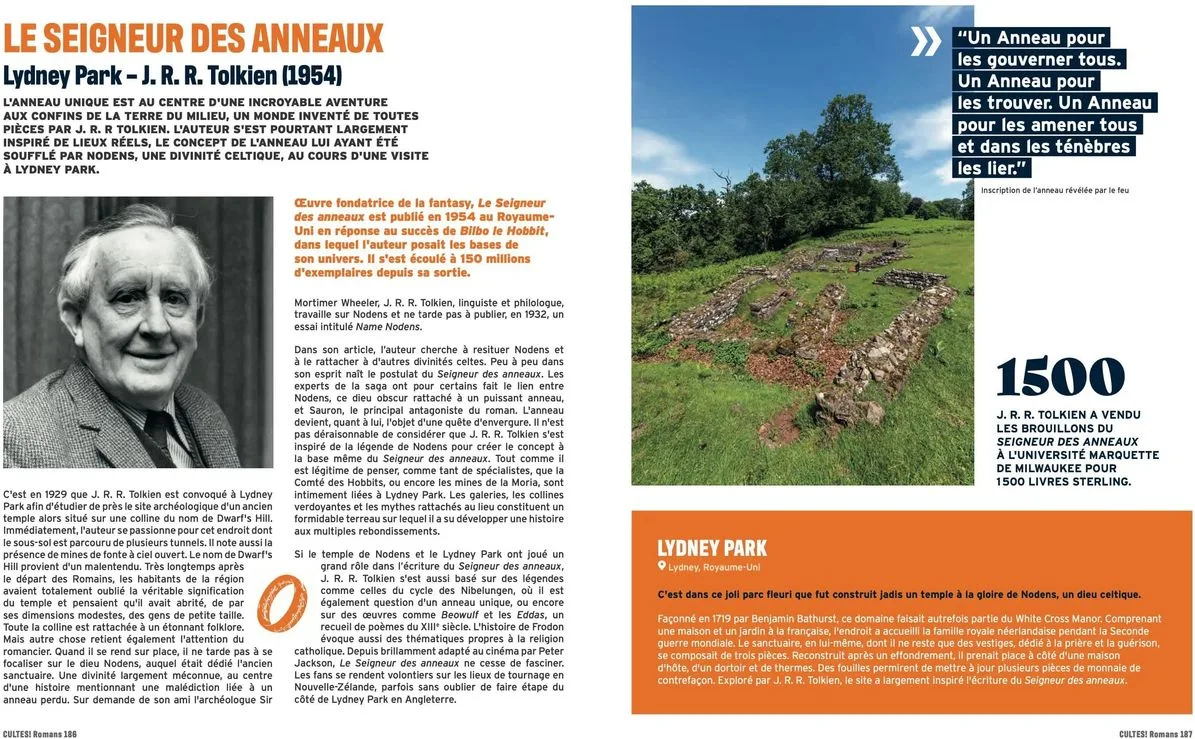 Cultes! Romans - 100 lieux mythiques de romans Livres