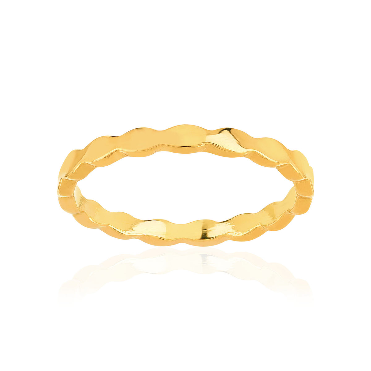 Bague plaqué or jaune