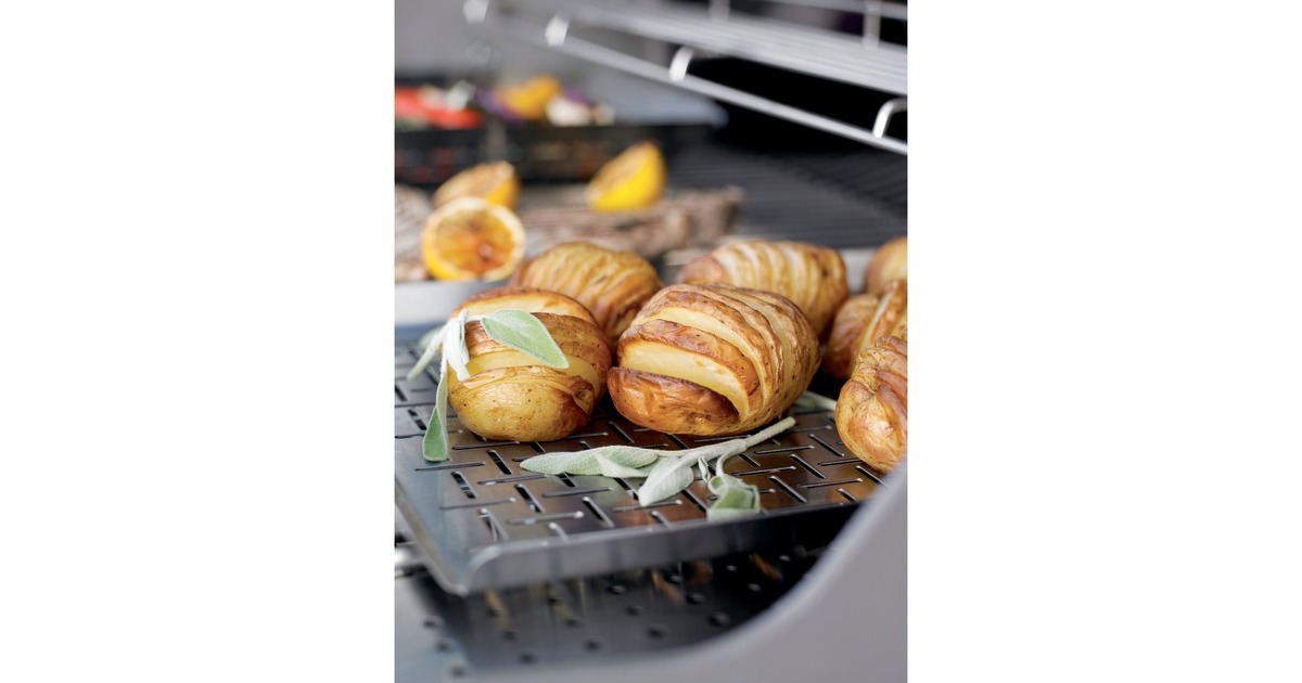 WeberDeluxe Grillpan grillkorf  (Zilver)