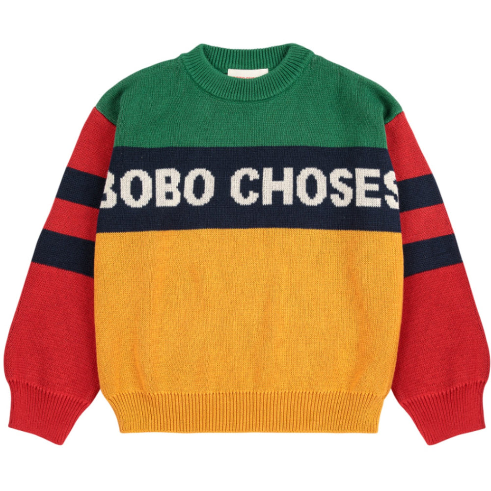 Køb Bobo Choses Multicolor Farve Block Jumper