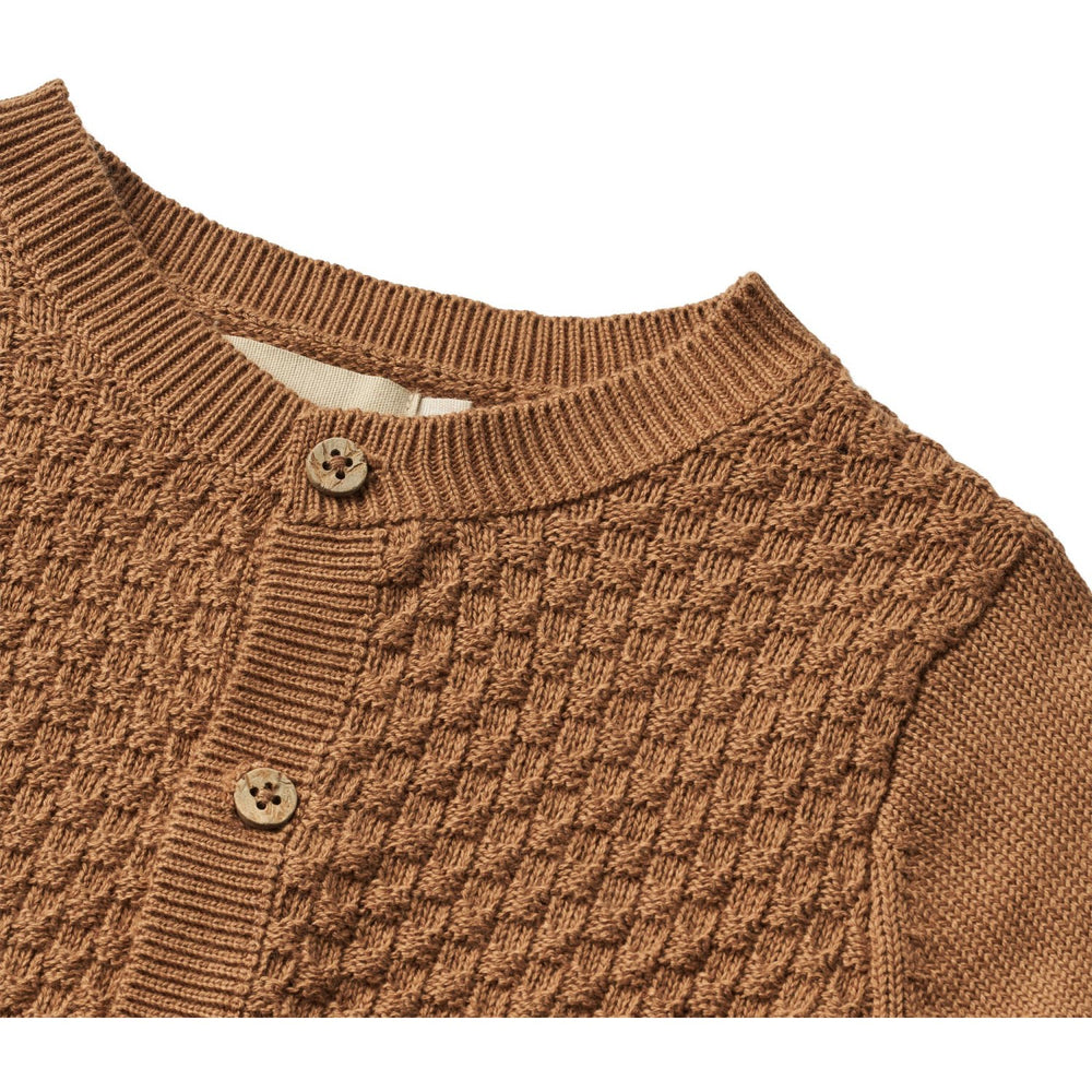 Køb Wheat Caramel Strik Cardigan Siggi
