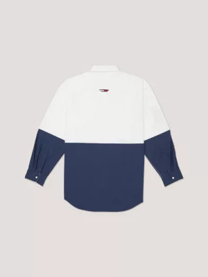 Camisa Relaxada Adaptive Archive com Blocos de Cores