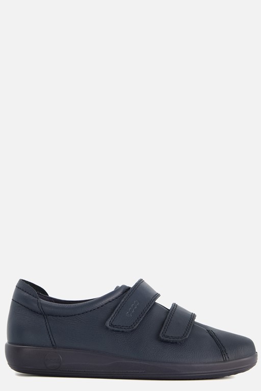Ecco Soft 2 Sneakers donkerblauw Leer