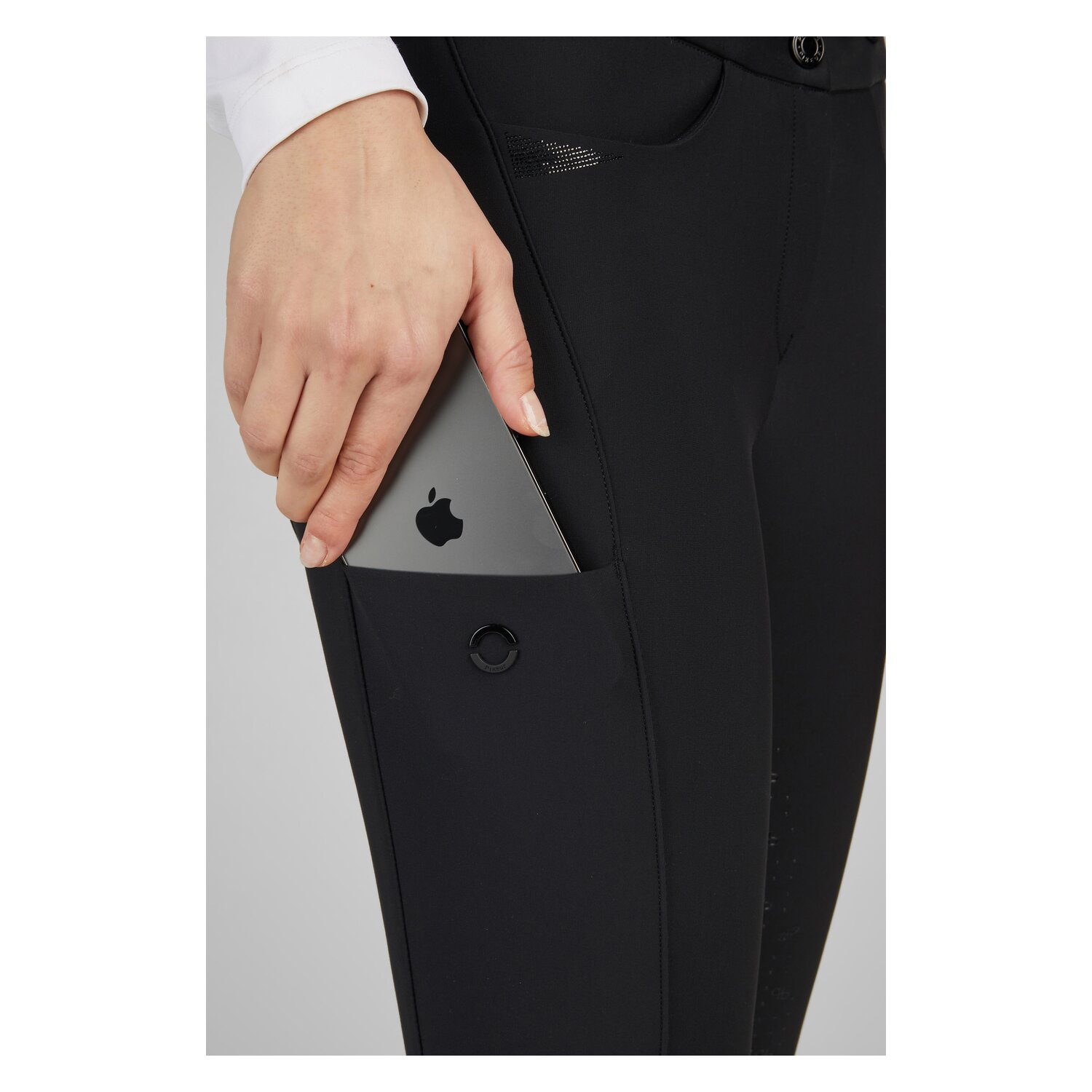 PIKEUR Selection Grip-Gesäßeinsatz-Reithose Laure - black