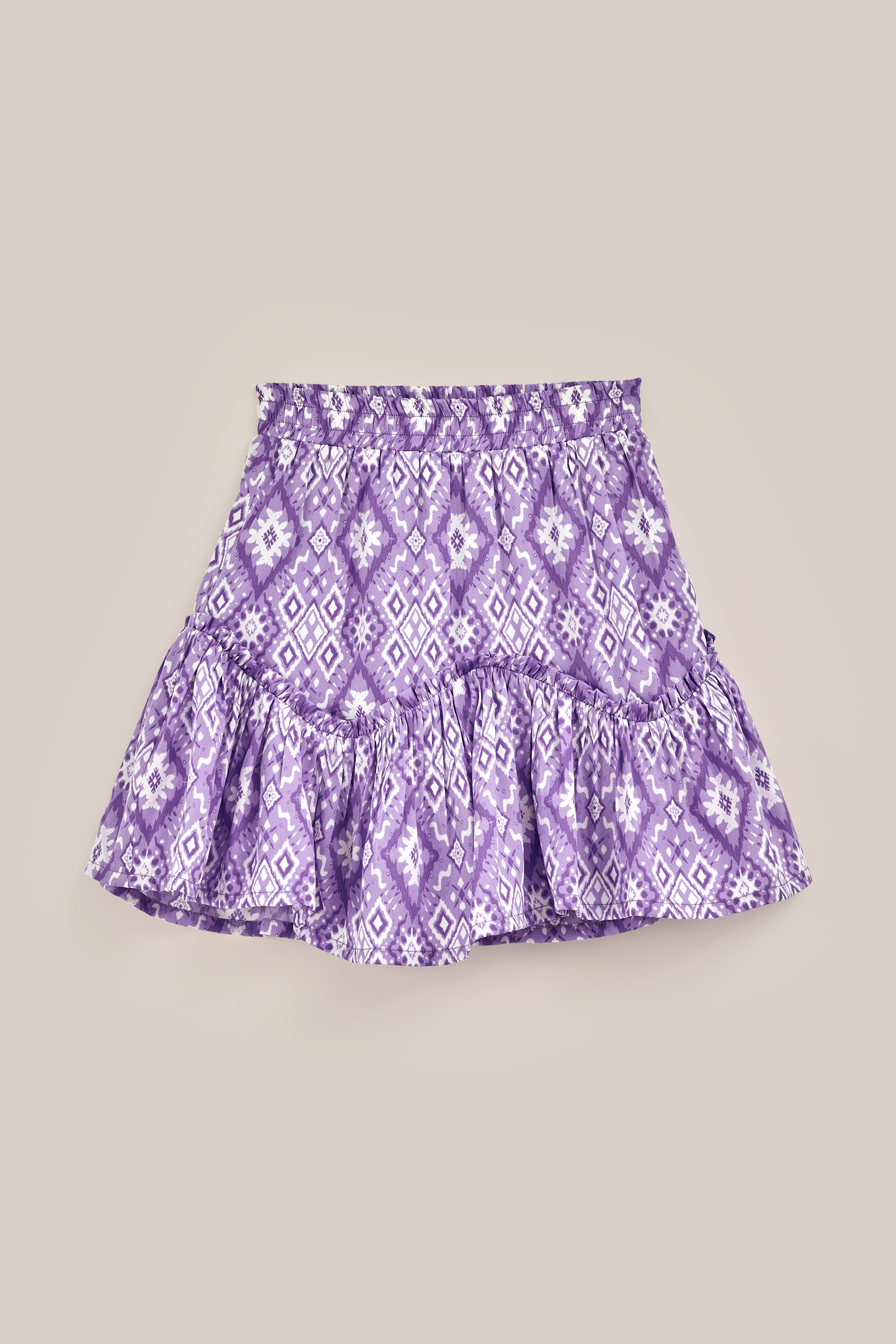 Meisjes rok met dessin WE Fashion Lichtpaars