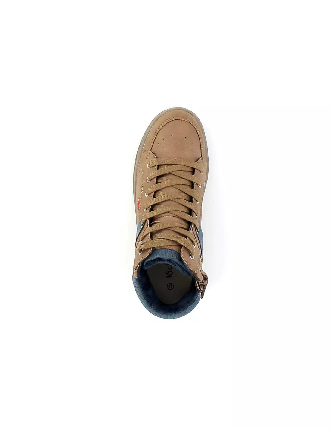 KICKERS LOWELL - Baskets Camelbleu