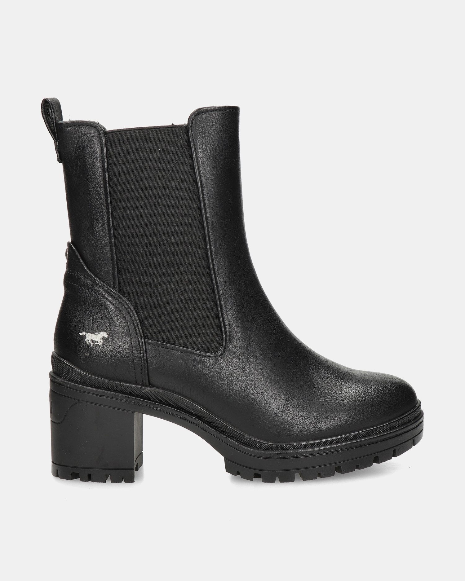 Mustang Rits- & gesloten boots  - zwart