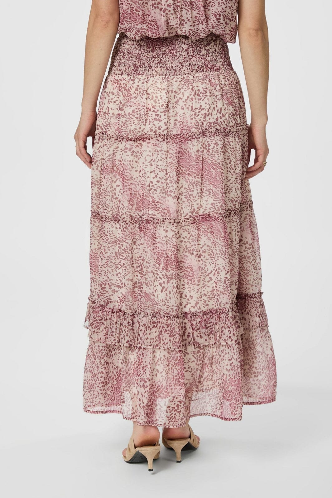 Neo Noir Todo Blur Graphic Skirt 166060