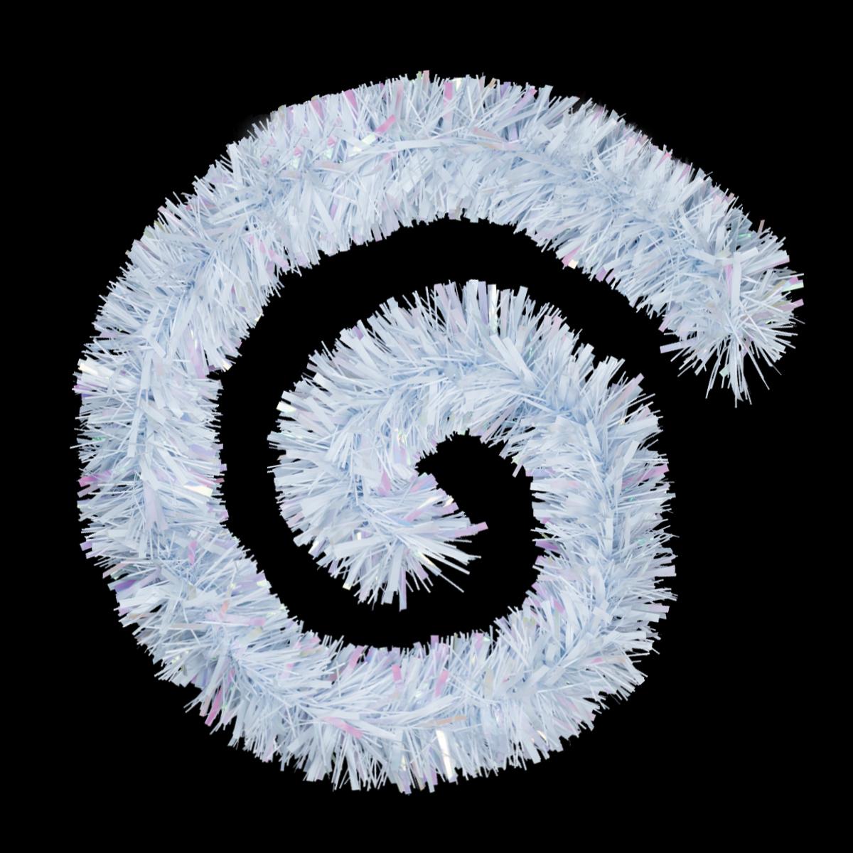 GUIRLANDE DE NOEL BOA 150X8X2M BLANC