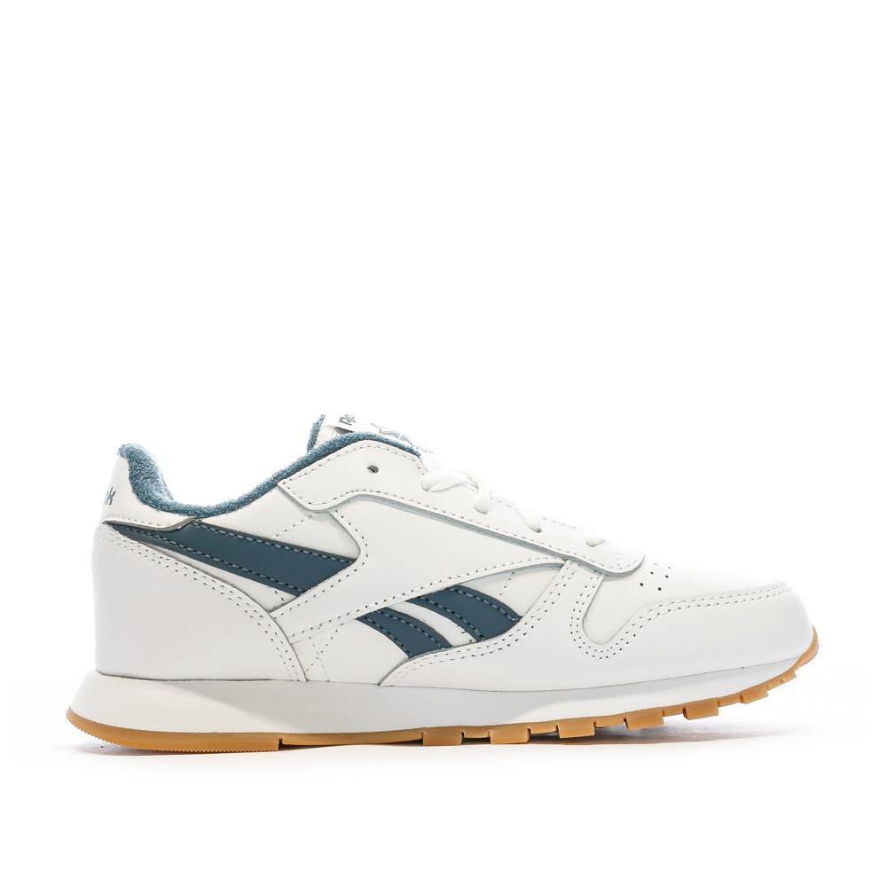 Reebok Baskets Blanc/Bleu Garçon Reebok Classic Leather 100033579