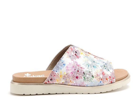 Rieker mules et sabots plats femme v5054 multicolore