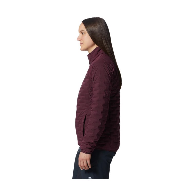 Mountain Hardwear Stretchdown Light Jacket Women Cocoa Red