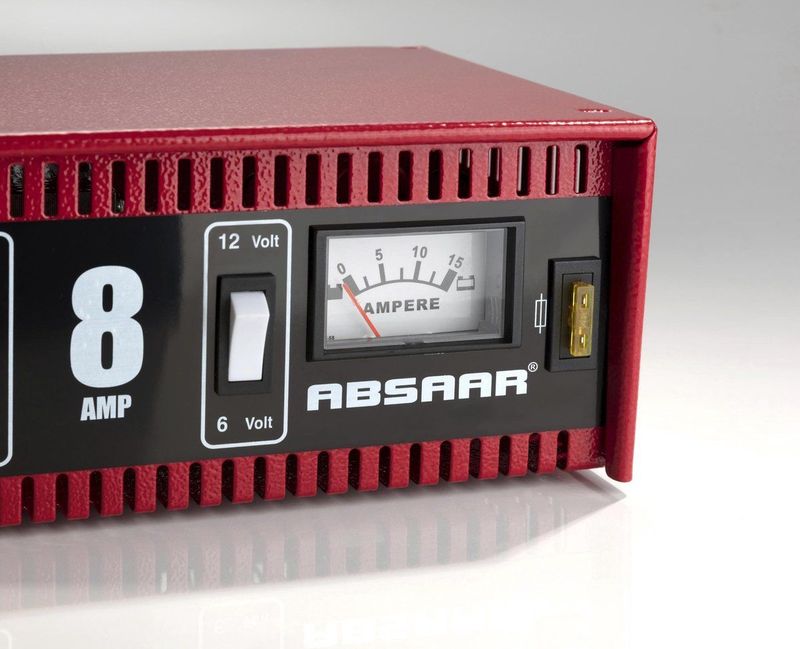 Absaar - Batterijlader 8A - 6/12V - Professionele AccuLader