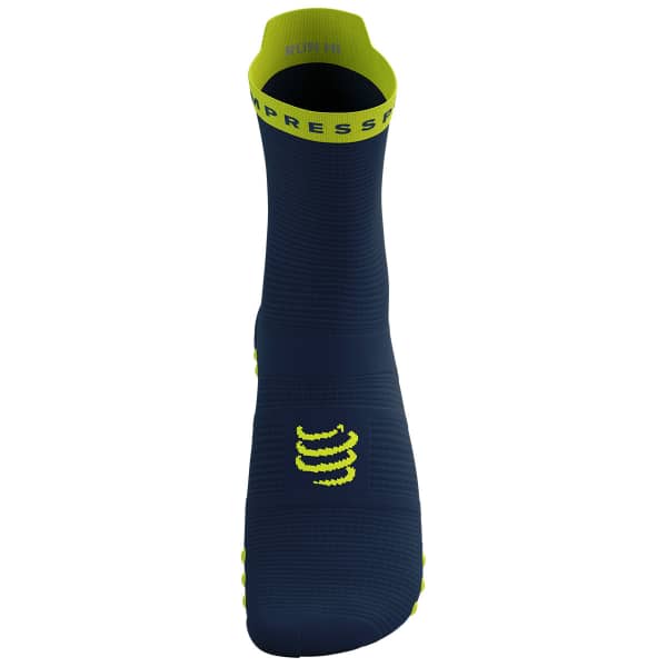 Chaussette running COMPRESSPORT PRO RACING SOCKS V4.0 RUN BLUES/GREEN SHEEN